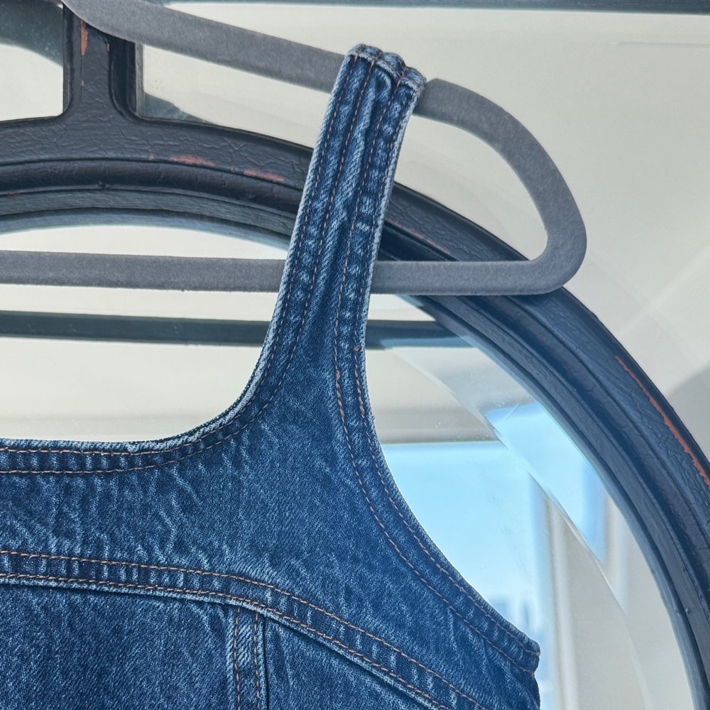Madewell Light Blue Denim Pinafore - Picture 3 of 9
